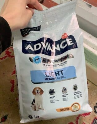 Ração Cão Advance Medium Light Frango 3k*