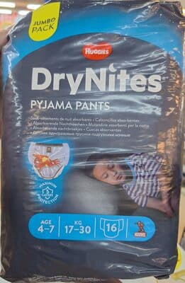Fralda Cueca Huggies Drynites Menino 17 kg a