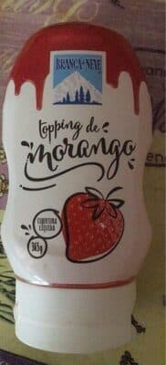 Topping Branca de Neve de Morango