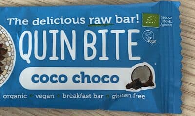Barra Quin Bite Chocolate e Coco BIO