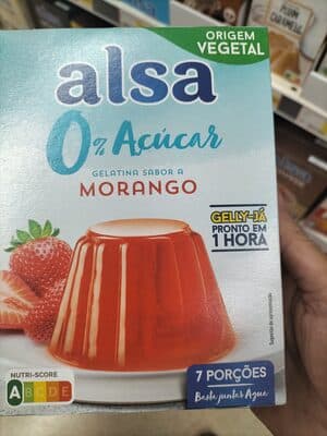 Gelatinas Alsa 0% Morango
