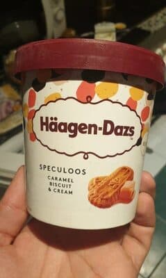 Gelado Häagen-Dazs Caramel Biscuit & Cream