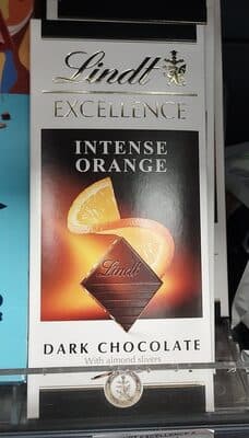 Chocolate Lindt Excellence Orange e Intense