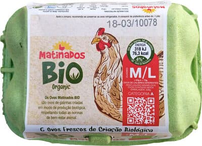 Ovos Matinados BIO Classe M/L
