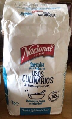 Farinha Nacional T65 sem Fermento