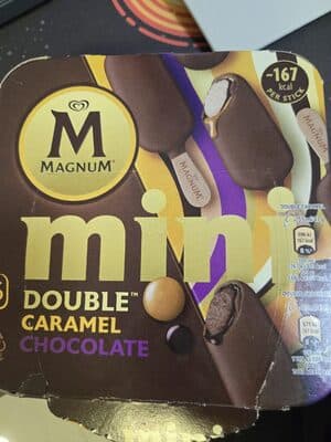 Gelado Magnum Double Caramel Choc