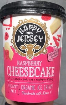 Gelado Happy Mrs Jersey Cheese Cake Framboesa BIO