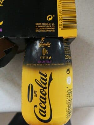 Leite Cacaolat 0% Meio Gordo com Stevia