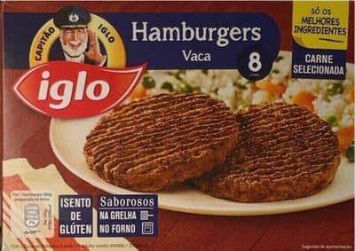 Hamburgueres Iglo Vaca sem Glúten