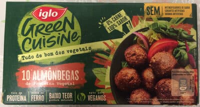 Almôndegas Iglo Green Cuisine Proteina Vegetal