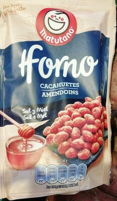 Amendoins Matutano Sal e Mel