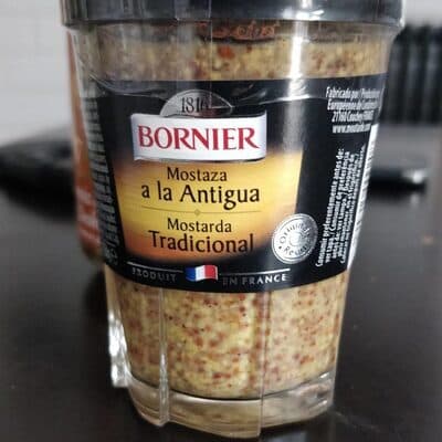Mostarda Bornier Dijon Antigua Grano Copo