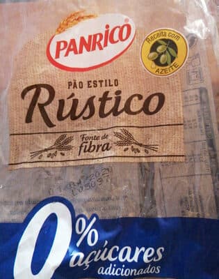 Pão Panrico de Forma Rústico 0% Açúcar Adicionados