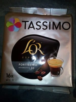 Cápsulas Tassimo L'or Café Expresso Fortíssimo