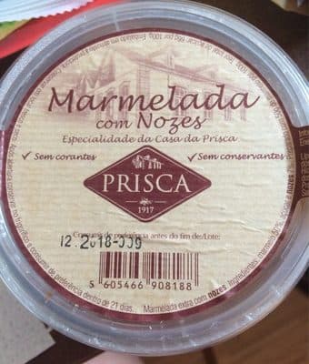 Marmelada Casa da Prisca com Noz