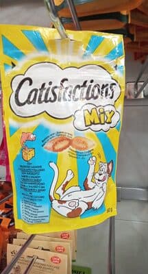 Snacks para Gato Catisfactions com Salmão e Queijo