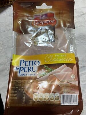 Peito de Perú Forno Lenha Campofrio Fatias