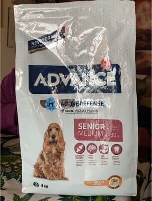 Ração para Cão Médio Senior Advance com Frango e Arroz