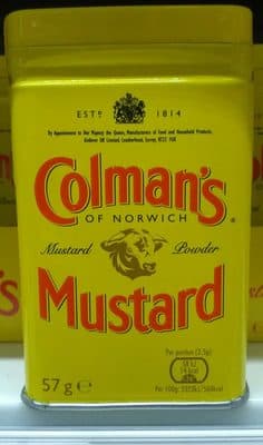 Mostarda Colman's Pó