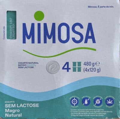 Iogurte Mimosa sem Lactose Magro Natural