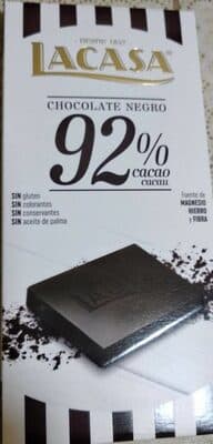 Tablete Lacasa 92% Cacau