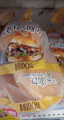 Pão Hambúrguer Bimbo Artesencia Brioche