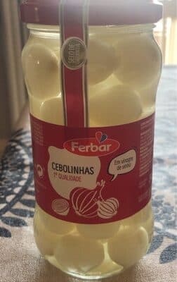 Cebolinhas Ferbar em Vinagre Frasco