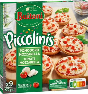Mini Pizzas Buitoni Piccolinis Tomate e Mozzarella