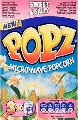 Pipocas Popz Micro Ondas Salgadas e Doces