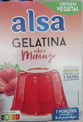 Gelatinas Alsa Morango