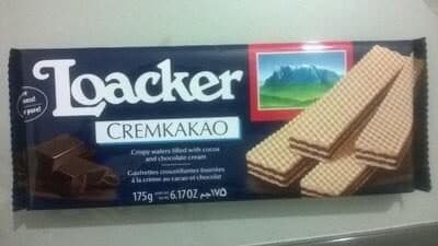 Bolacha Loacker Waffer Cacau