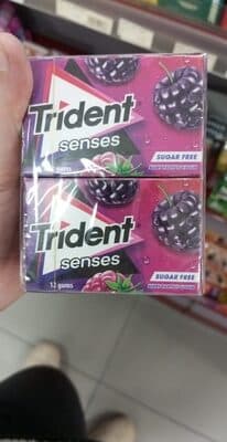 Pastilhas Trident Elásticas Senses Berry