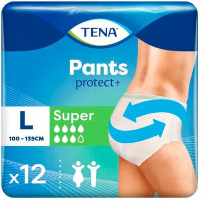 Cuecas Incontinência Tamanho L Tena Pants Super