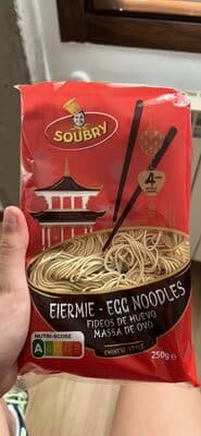 Massa Noodles Chinesa Soubry com Ovo