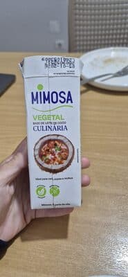 Creme Vegetal Mimosa Leite Coco