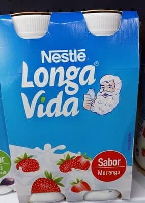 Iogurte Longa Vida Líquido Morango
