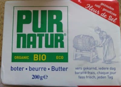 Manteiga Pur Natur Biológica com Sal