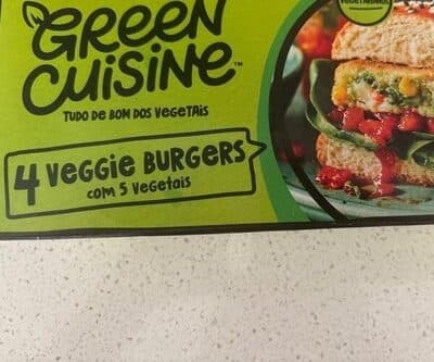 Hamburguers Green Cuisine 4 Vegetais