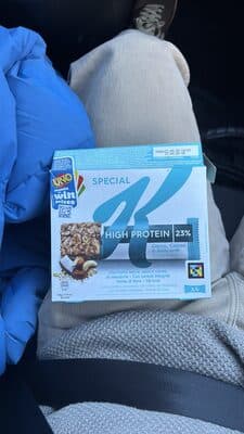 Barras Special K Cereais Proteína Côco Cacau e Caju