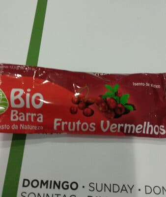 Barra Energética Biobarra sem Glúten Frutos Vermelhos BIO