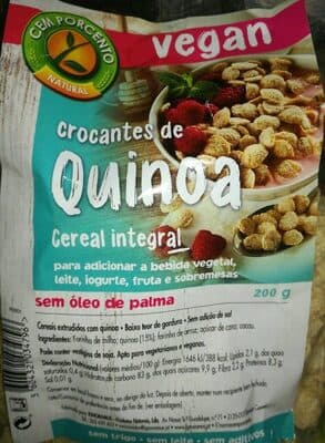 Cereais Cem Porcento Crocante Quinoa