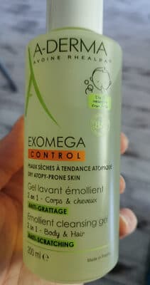 Gel A-Derma Exomega Corpo e Cabelo Control