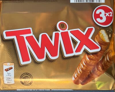 Snack Chocolate Twix Biscoito Caramelo Pack