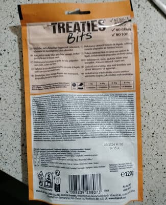 Snacks para Cão Vitakraft Treaties Bits com Linguiça