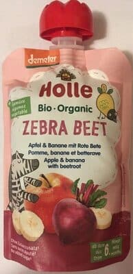 Saqueta BIO Holle Maçã+banana+beterraba 6 m