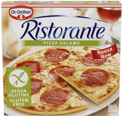 Pizza Dr. Oetker Ristorante sem Glutén e sem Lactose Salame
