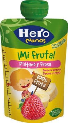 Saqueta Fruta Hero Bluey Banana Morango e Maçã