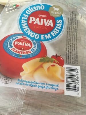 Queijo Paiva Flamengo Fatias Redondas