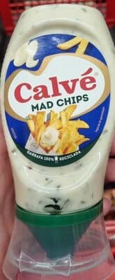 Molho Calvé Mad Chips Top Down