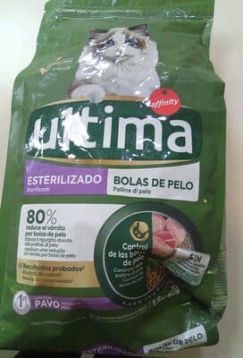 Ração para Gato Ultima Esterilizado Bolas Pêlo